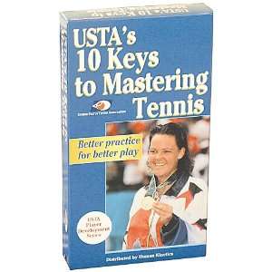  USTAs 10 Keys to Mastering Tennis VHS Video Sports 