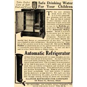   Refrigerator Co. Water Cooler Tap   Original Print Ad