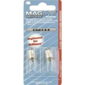  Maglite Flashlight 07033 Maglite Replacement Bulbs for Two 