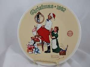 Norman Rockwell Santa Collector Plate #19 The Christmas Surprise 