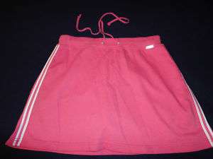 NYL WOMENS STRETCH PINK TENNIS SKIRT SIZE LARGE  