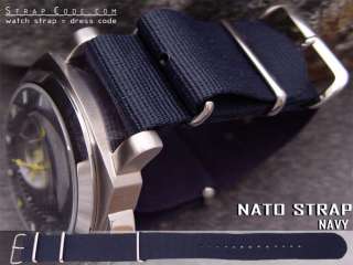24mm Nato Polished watch band,strap, 3 Colors selection  