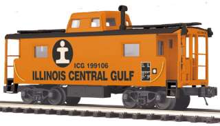 MTH Premier Illinois Central Gulf O Scale N 8 Lighted Cabooses Two 