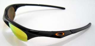 New Oakley Sunglasses Half Jacket Jet Black Fire Iridium 03 613  