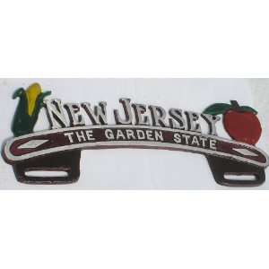  New Jersey License Plate Topper Fob 