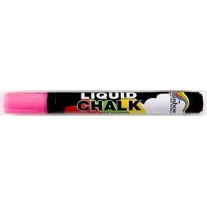  Liquid Chalk Pen Pink   Ideal to Use on Blackboards 