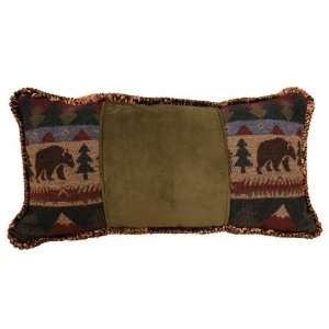  Cabin Bear Oblong Accent Pillow