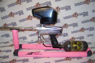 PAINTBALL GUN / MARKER STAND , THE GAT RACK ( Pink )  