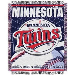  Minnesota Twins Game Time Woven Jacquard Throw Sports 
