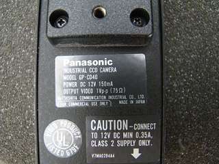 Panasonic GP CD40 CCD W/ Tamron & Computar Lenses  
