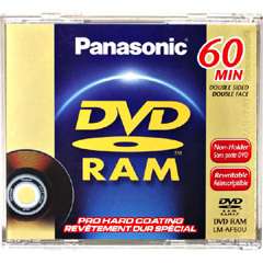 Lot of 5 PANASONIC LM AF60U DVD RAM MINI CAMCORDER DISC  