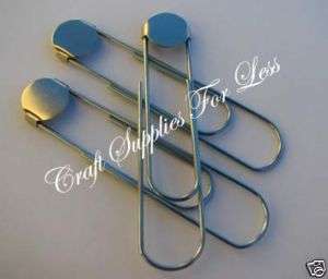 25 Jumbo Paper Clips / Bookmarkers Glue Pad   Buttons  