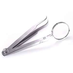  Large Tweezers 5 with Magnifying Glass 