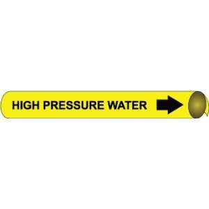  PIPE MARKERS HIGH PRESSURE WATER B//Y
