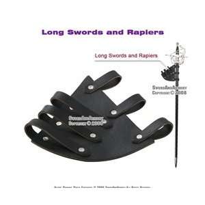  Leather Medieval Sword Frog for Long Swords and Rapiers 