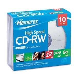  Memorex Products   Memorex   Memorex CD RW Discs, 700MB 