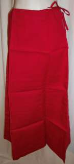 Choose Color L 44 Cotton Petticoat Sari Slip Drawstring Skirt Full 