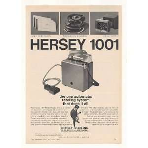  1967 Hersey 1001 Meter Reader Print Ad
