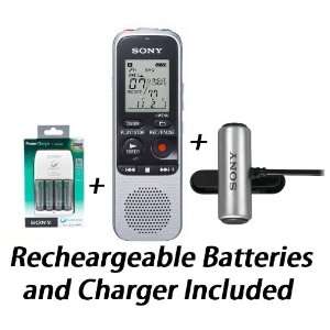   Omnidirectional Stereo Microphone & Charger and Rechargeable Batteries