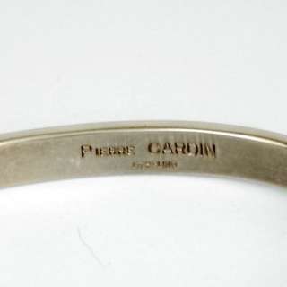 Vintage Pierre Cardin Modern Sterling Silver Bracelet  