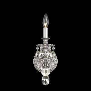   Gilded Pewter Milano Single Up Lighting Wall Sconce
