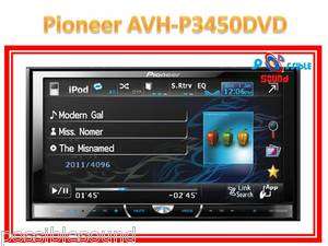 Pioneer AVH P3450DVD Car stereo TFT 7/USB/iPod/ iPhone/AUX In DVD 