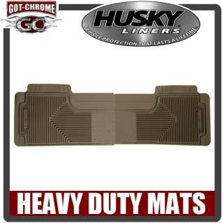   Husky Liner Heavy Duty Floor Mats 2nd Row Mats Tan 753933520137  