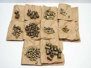 New Brass Fittings Lot #7 SAE Flare Compression NPT  