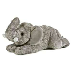 gray asian elephant plush stuffed animal soft plushie gift flopsie 