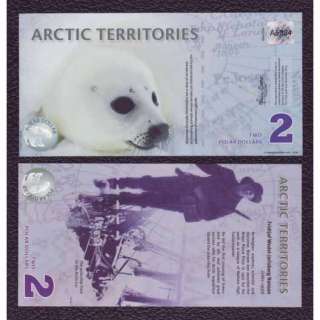 Arctic Territories P NL 2010 (Plastic) Polar $2 CU  