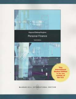 Personal Finance by Kapoor 10th International Edition 9780073530697 