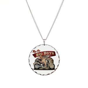   Charm Toys for Big Boys Lady on Motorcycle Artsmith Inc Jewelry