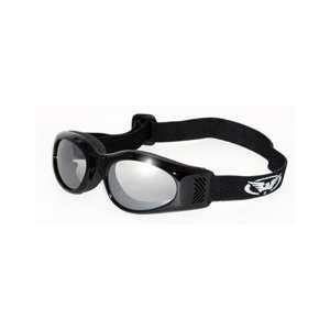    Air jacket clear mirrored motorcycle goggles