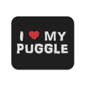    I Love My Puggle Mousepad Mouse Pad