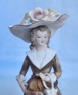 BISQUE Porcelain VICTORIAN Woman Figurine Maker UNKNOWN  
