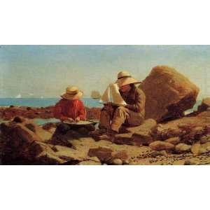   name The Boat Builders, By Homer Winslow 