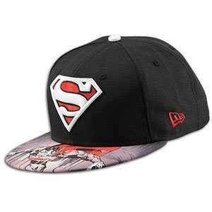  New Era Superman Viza 59Fifty Cap, Multi, 7 1/4 Sports 