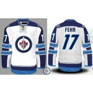 EDGE Winnipeg Jets Authentic NHL Jerseys Eric Fehr AWAY White Hockey 