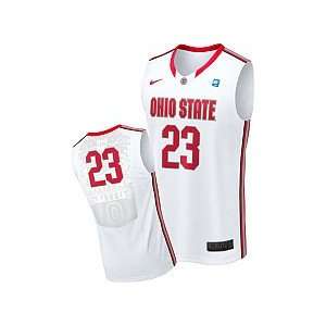  Nike Ohio State Buckeyes Twill Basketball Jersey Sports 