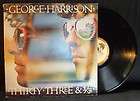 GEORGE HARRISON ~ THIRTY THREE & 1/3rd ~ ORIG 1976 UK L