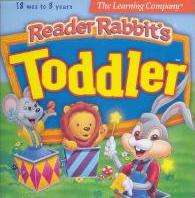 Reader Rabbit Toddler PC CD discover numbers, letters +  