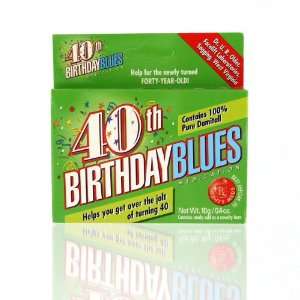   00074 40th Birthday Blues Novelty Candy Pills