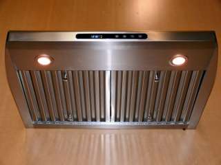 36 Inch Baffle Filter Under Cabinet S/S Range Hood A 36  