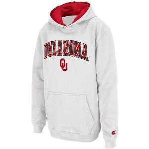 Oklahoma Sooners Youth White Automatic Pullover Hoodie 