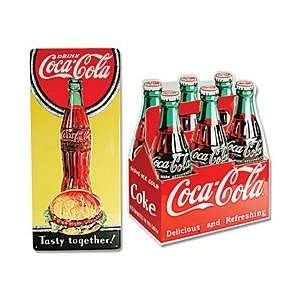  Coke Coca Cola Metal Home Decor Signs (Set of 2 