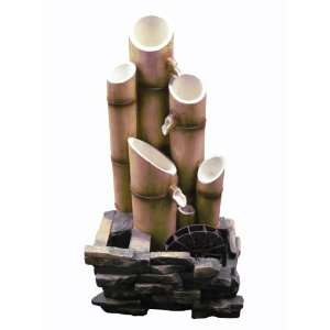  Bamboo Set Indoor / Outdoor Water Fountain with Spinning 