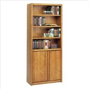   Furniture Contemporary Solid Wood Bookcase in Oak