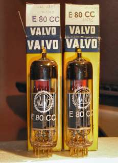   NIB pair of VALVO E80CC matched (excellent 12AX7 replacement)  
