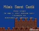 Milons Secret Castle Nintendo, 1988  