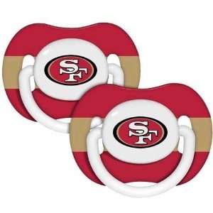    Baby Infant San Francisco 49ers 2 pack BPA Free Pacifiers Baby
